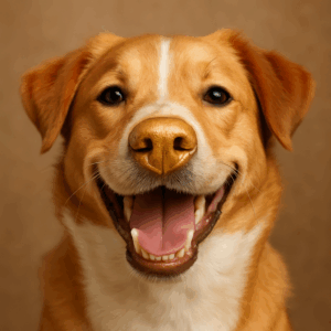 "Avis Chien heureux après un soin au salon La Truffe Dorée à Lyon"
